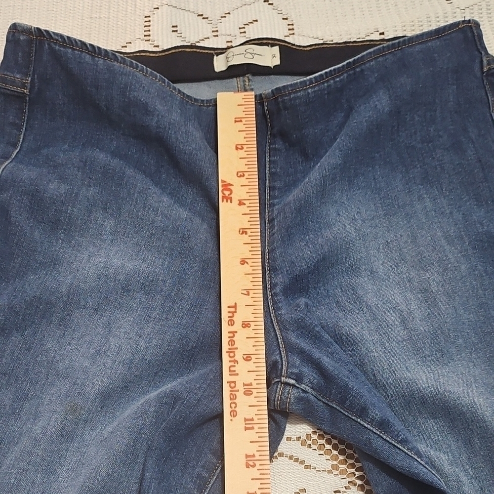 Jessica Simpson Blue Flare Wide Leg Jeans - Picture 7 of 11